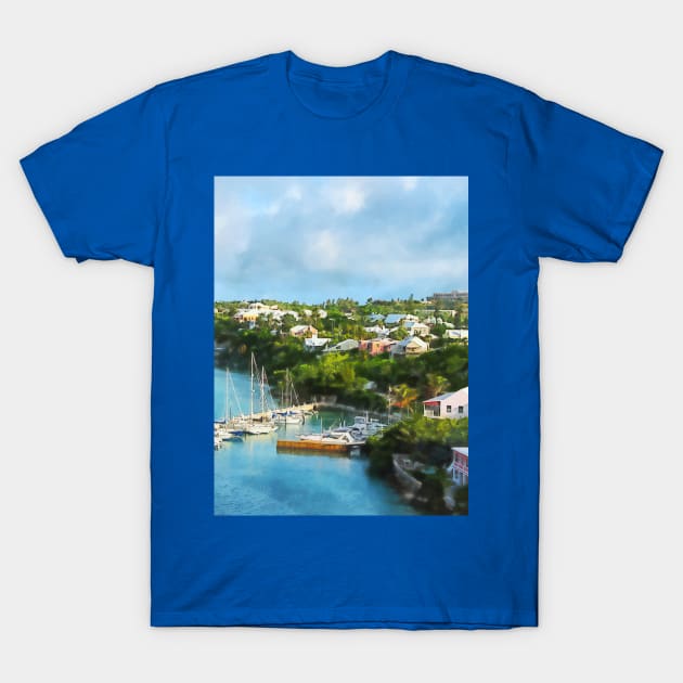 Caribbean - St. Georges Harbour Bermuda T-Shirt by SusanSavad